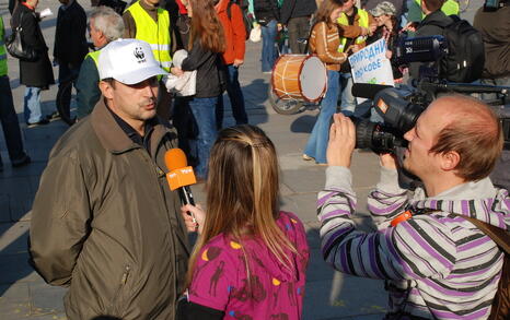 Protest for the Bulgarian forests