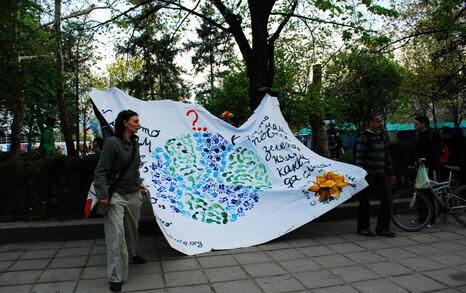 Celebrating Earth's day 2010 in Sofia