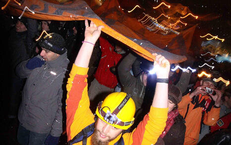 Procession for Rila and Bulgarian nature on 23 January 2008 in Sofia and Blagoevgrad