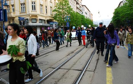 Celebrating Earth's day 2010 in Sofia