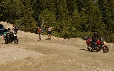 On the road to the Seven Rila Lakes