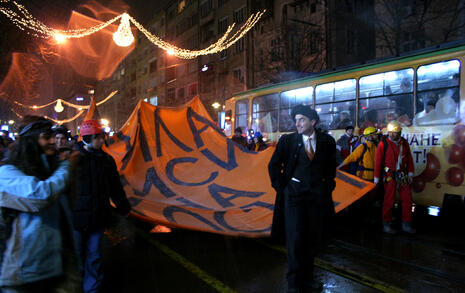 Procession for Rila and Bulgarian nature on 23 January 2008 in Sofia and Blagoevgrad