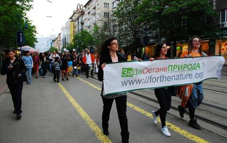 Celebrating Earth's day 2010 in Sofia