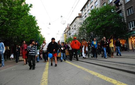 Celebrating Earth's day 2010 in Sofia