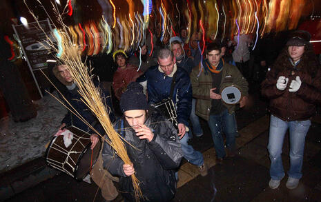 Procession for Rila and Bulgarian nature on 23 January 2008 in Sofia and Blagoevgrad