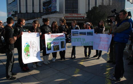 Protest for the Bulgarian forests