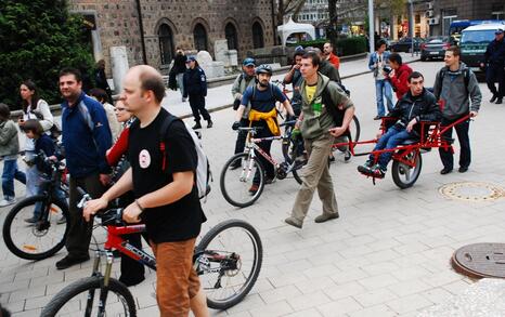 Celebrating Earth's day 2010 in Sofia