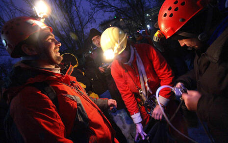 Procession for Rila and Bulgarian nature on 23 January 2008 in Sofia and Blagoevgrad