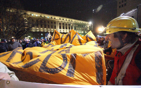 Procession for Rila and Bulgarian nature on 23 January 2008 in Sofia and Blagoevgrad