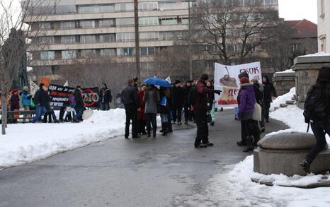 March against GMO release in Bulgaria – 31.01.2010, Sofia