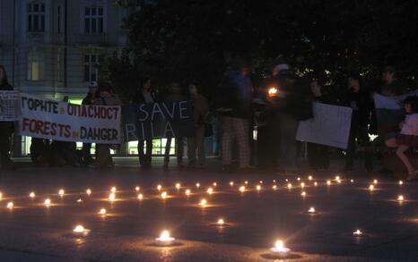 Demonstrations in Plovdiv on 14 and 21 October 2008