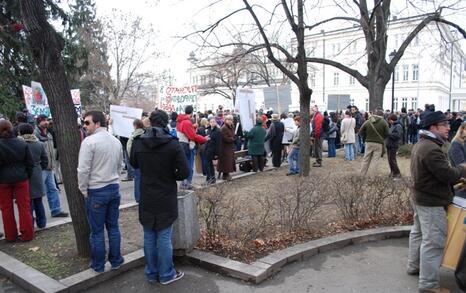 ПРОТЕСТ- Да спрем нашествието на ГМО в България, 13.01.2010