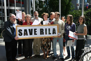 Submission of the petition about saving Rila Mountain in the EU Comission, 08.05.2008