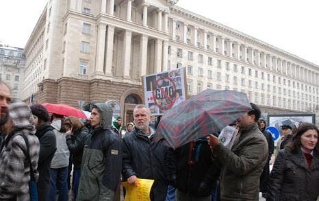 Sofia – Protest against GMO release in Bulgaria - 11.02.2010