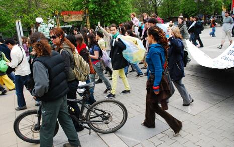 Celebrating Earth's day 2010 in Sofia