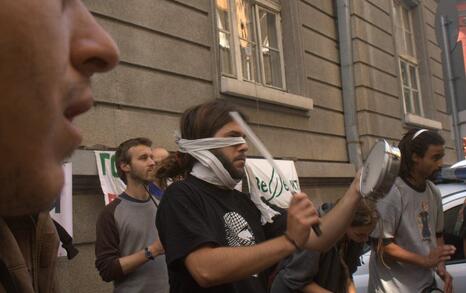 Action for Strandja park in front of the Ministry building