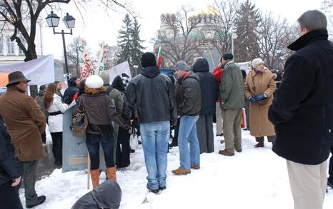 March against GMO release in Bulgaria – 31.01.2010, Sofia