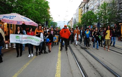 Celebrating Earth's day 2010 in Sofia