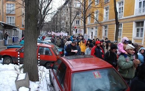 March against GMO release in Bulgaria – 31.01.2010, Sofia