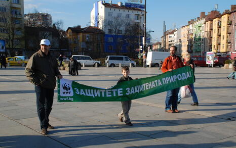 Protest for the Bulgarian forests