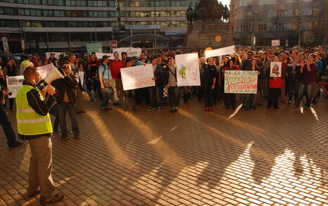 Protest for the Bulgarian forests