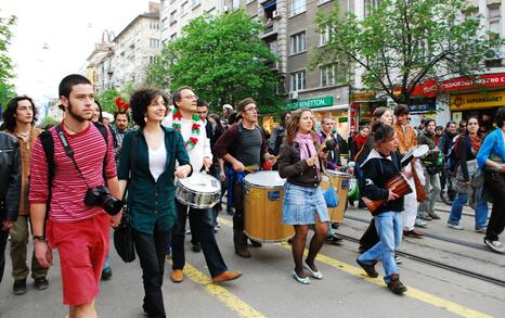 Celebrating Earth's day 2010 in Sofia