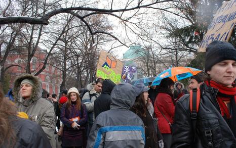 March against GMO release in Bulgaria – 31.01.2010, Sofia