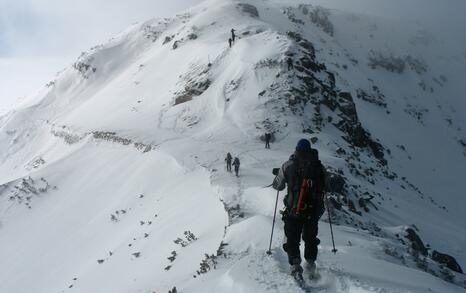 “Mountains and People” Association’s snowshoe hike in Rila 