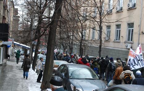 March against GMO release in Bulgaria – 31.01.2010, Sofia