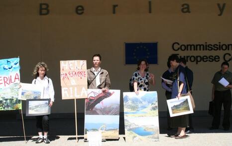 Submission of the petition about saving Rila Mountain in the EU Comission, 08.05.2008