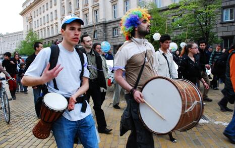 Celebrating Earth's day 2010 in Sofia