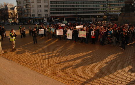 Protest for the Bulgarian forests