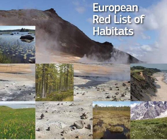 The European habitats under threat have been established