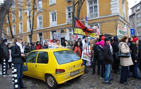 March against GMO release in Bulgaria – 31.01.2010, Sofia