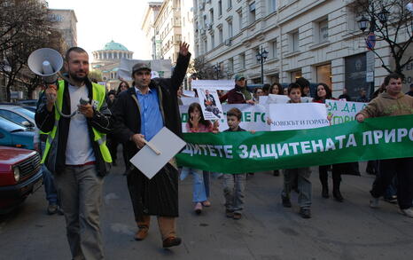 Protest for the Bulgarian forests