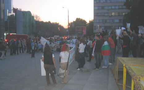 Demonstrations in Plovdiv on 14 and 21 October 2008