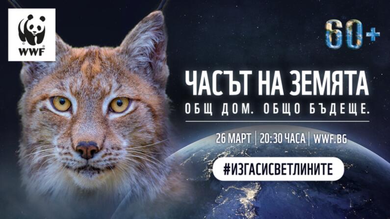 С кампанията си за Часа на Земята WWF изпраща послание за мир