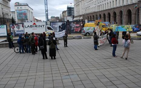 Citizens’ presence for Bulgaria as a GMOs free area, 10.12.2009