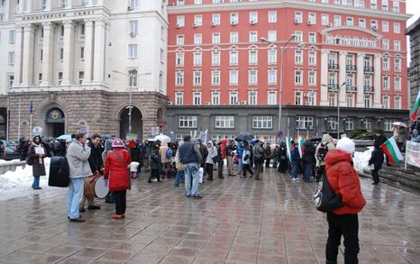 Sofia – Protest against GMO release in Bulgaria - 11.02.2010