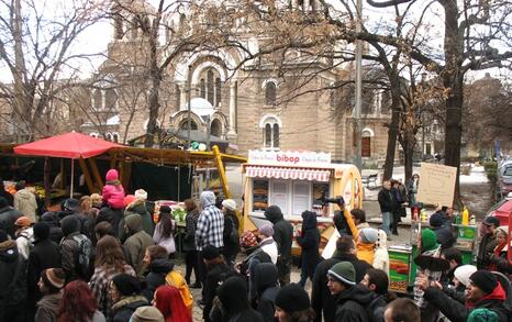 Национален протест срещу добива на шистов газ в България, София 14.01.2012