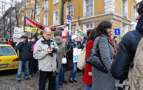 March against GMO release in Bulgaria – 31.01.2010, Sofia