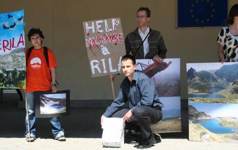 Submission of the petition about saving Rila Mountain in the EU Comission, 08.05.2008