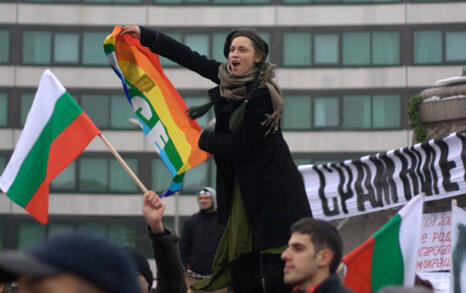 Third day of protests in front of the Parliament, 16.01.2009