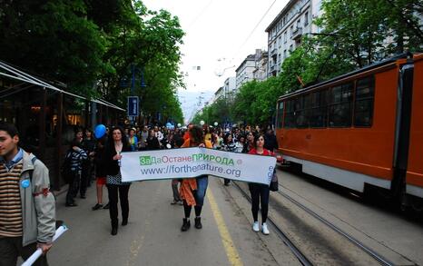 Celebrating Earth's day 2010 in Sofia