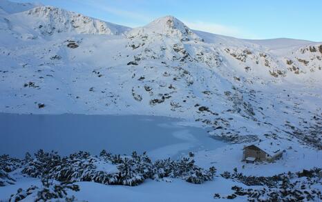 Rila's frozen lakes