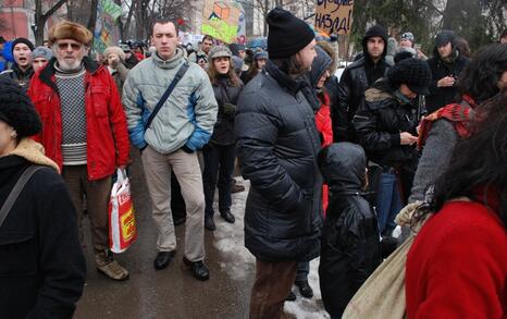 March against GMO release in Bulgaria – 31.01.2010, Sofia