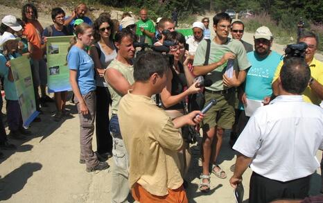 Actions on the 19-th and the 22-nd of august 2008 in Rila mountians