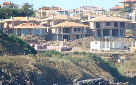 Headlong construction south of Sozopol