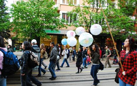 Celebrating Earth's day 2010 in Sofia