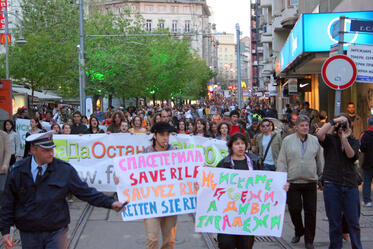 Over 3 000 people took part in the celebrations on the Earth day in Sofia